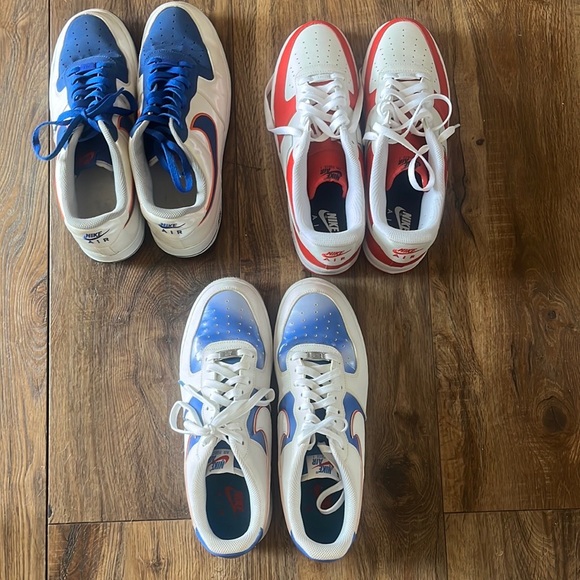 3 pairs of Af1s all for sale separate or together